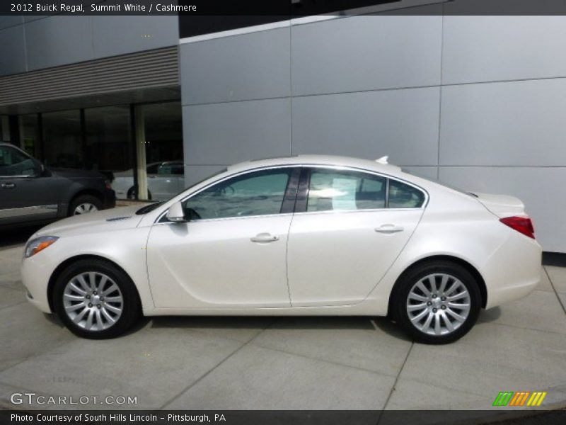 Summit White / Cashmere 2012 Buick Regal