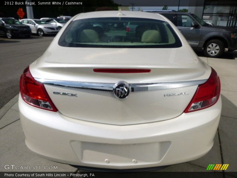 Summit White / Cashmere 2012 Buick Regal