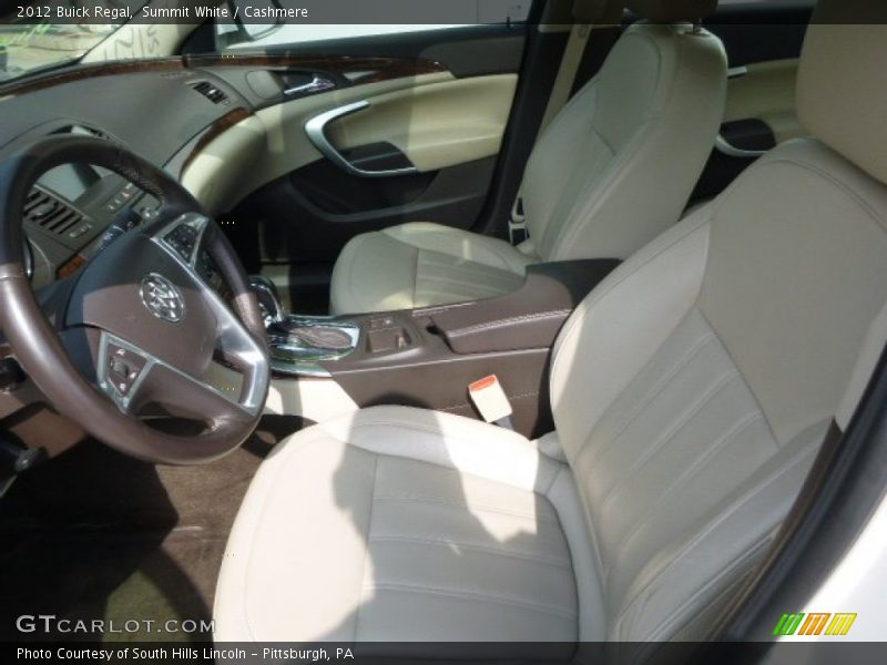 Summit White / Cashmere 2012 Buick Regal