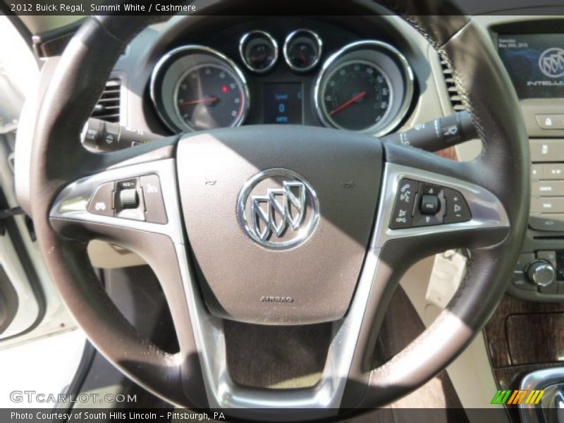 Summit White / Cashmere 2012 Buick Regal