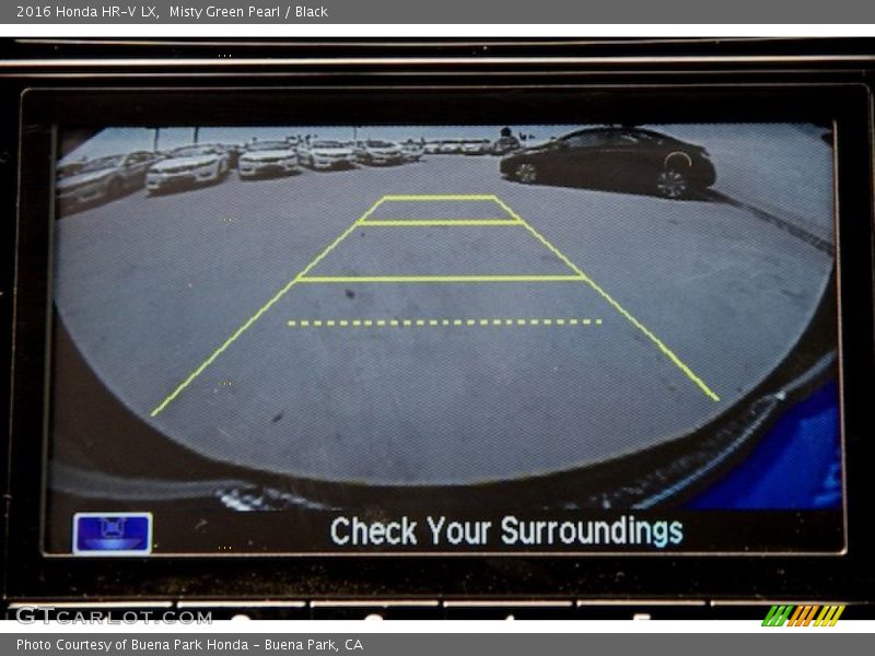 Misty Green Pearl / Black 2016 Honda HR-V LX
