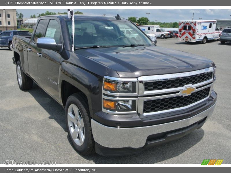 Tungsten Metallic / Dark Ash/Jet Black 2015 Chevrolet Silverado 1500 WT Double Cab