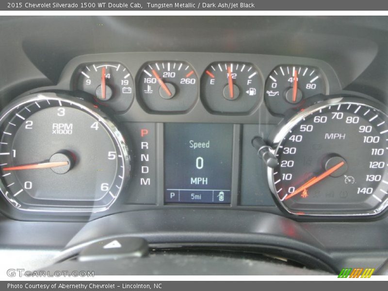Tungsten Metallic / Dark Ash/Jet Black 2015 Chevrolet Silverado 1500 WT Double Cab