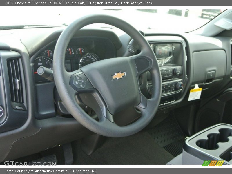 Tungsten Metallic / Dark Ash/Jet Black 2015 Chevrolet Silverado 1500 WT Double Cab