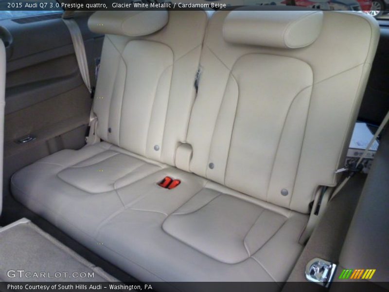 Glacier White Metallic / Cardamom Beige 2015 Audi Q7 3.0 Prestige quattro