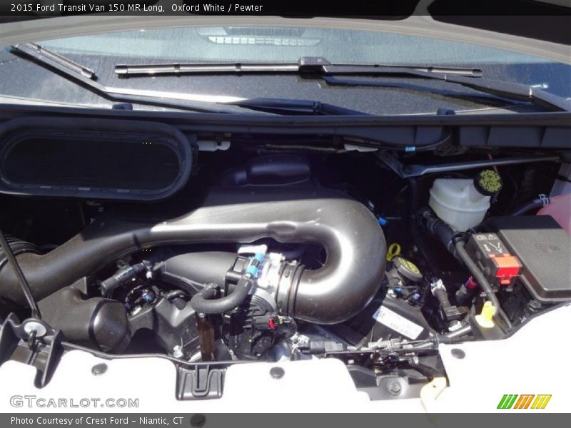 Oxford White / Pewter 2015 Ford Transit Van 150 MR Long