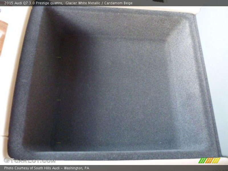 Glacier White Metallic / Cardamom Beige 2015 Audi Q7 3.0 Prestige quattro