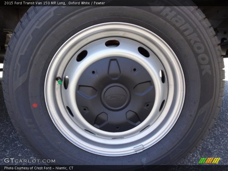 Oxford White / Pewter 2015 Ford Transit Van 150 MR Long