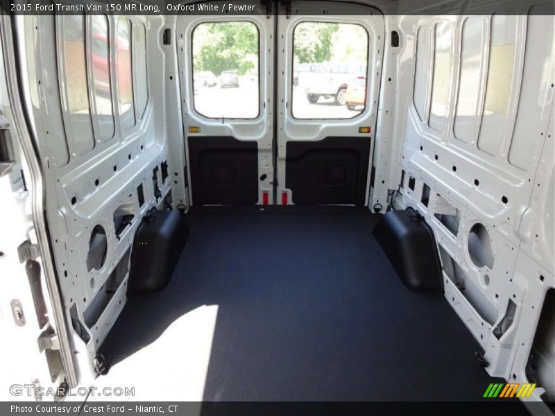 Oxford White / Pewter 2015 Ford Transit Van 150 MR Long