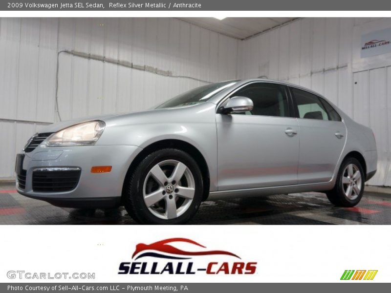 Reflex Silver Metallic / Anthracite 2009 Volkswagen Jetta SEL Sedan