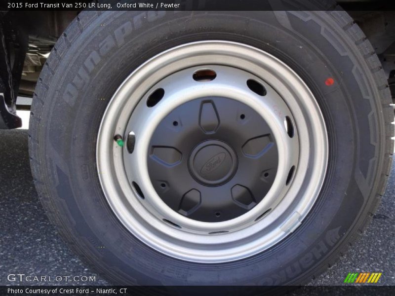 Oxford White / Pewter 2015 Ford Transit Van 250 LR Long