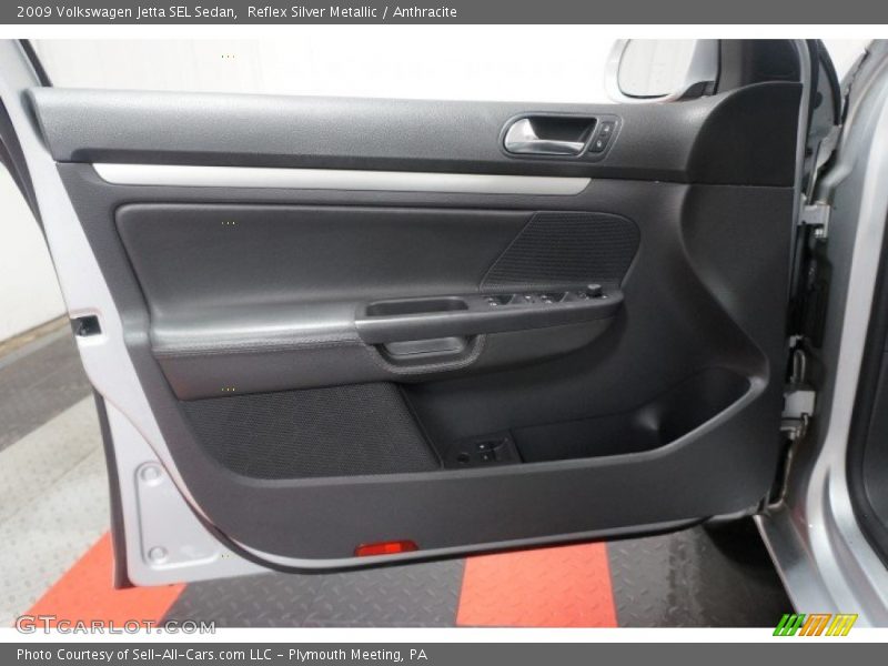 Reflex Silver Metallic / Anthracite 2009 Volkswagen Jetta SEL Sedan
