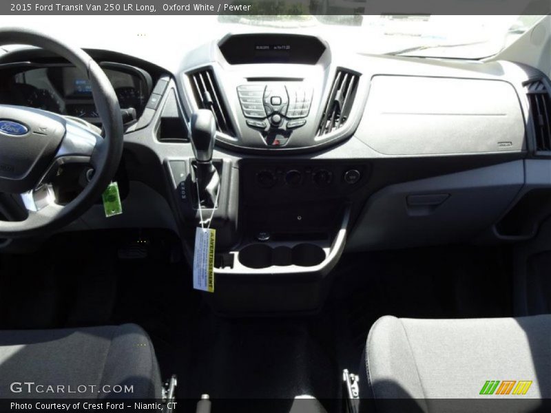 Oxford White / Pewter 2015 Ford Transit Van 250 LR Long