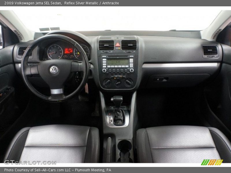 Reflex Silver Metallic / Anthracite 2009 Volkswagen Jetta SEL Sedan