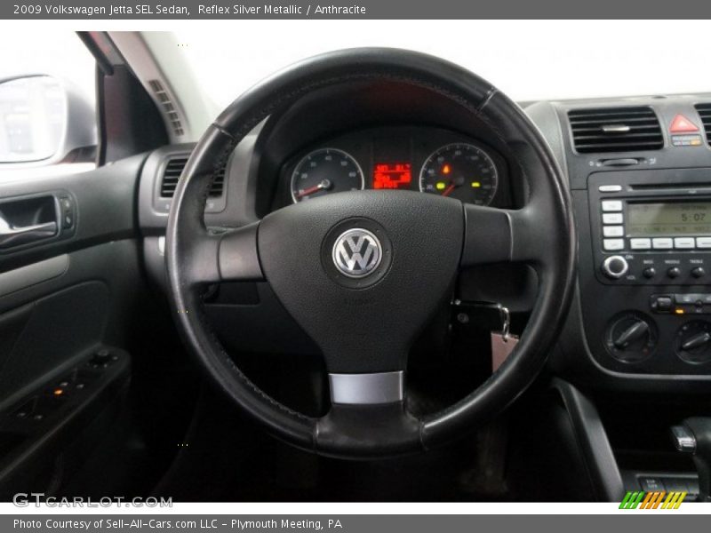 Reflex Silver Metallic / Anthracite 2009 Volkswagen Jetta SEL Sedan