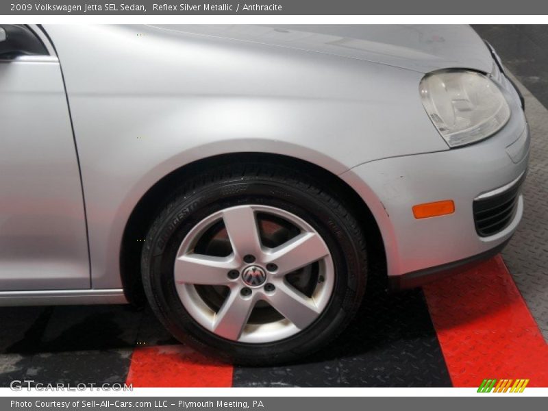 Reflex Silver Metallic / Anthracite 2009 Volkswagen Jetta SEL Sedan