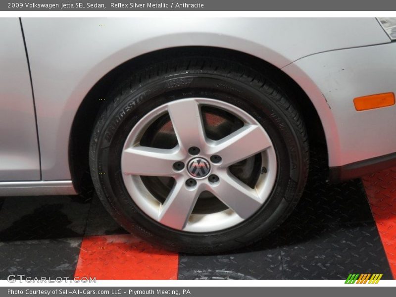 Reflex Silver Metallic / Anthracite 2009 Volkswagen Jetta SEL Sedan