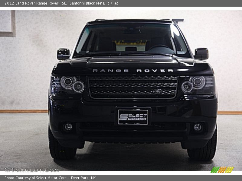 Santorini Black Metallic / Jet 2012 Land Rover Range Rover HSE