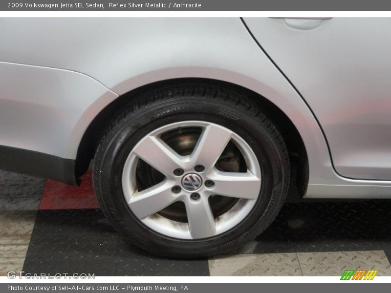 Reflex Silver Metallic / Anthracite 2009 Volkswagen Jetta SEL Sedan