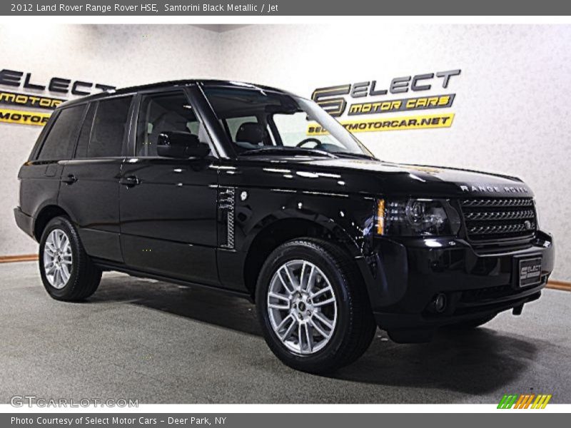 Santorini Black Metallic / Jet 2012 Land Rover Range Rover HSE