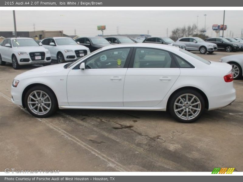 Ibis White / Beige/Brown 2015 Audi A4 2.0T Premium