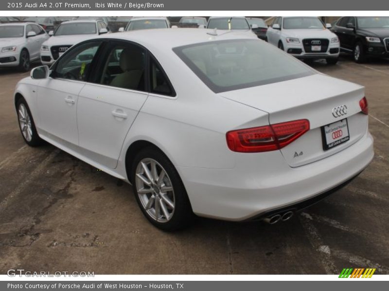Ibis White / Beige/Brown 2015 Audi A4 2.0T Premium