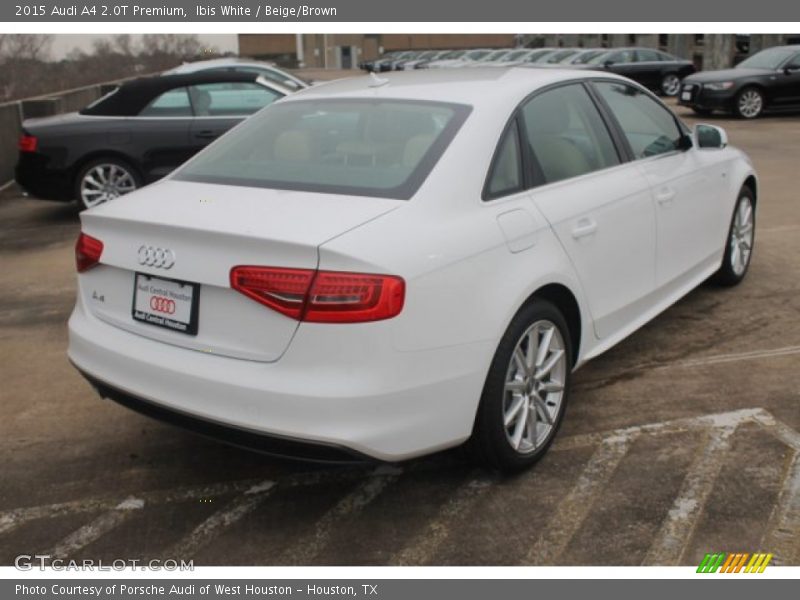 Ibis White / Beige/Brown 2015 Audi A4 2.0T Premium
