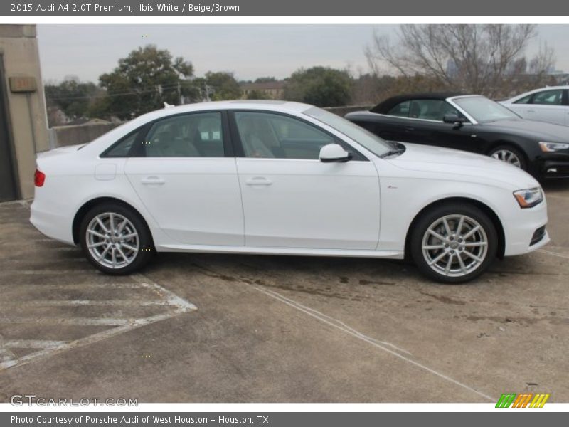 Ibis White / Beige/Brown 2015 Audi A4 2.0T Premium