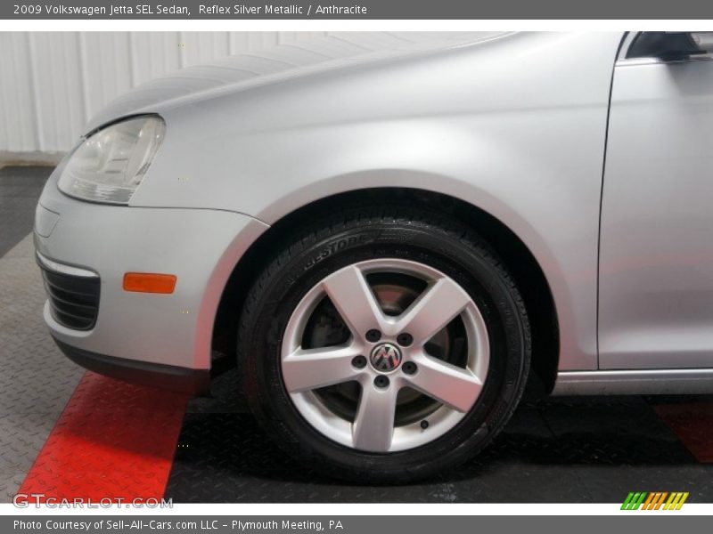 Reflex Silver Metallic / Anthracite 2009 Volkswagen Jetta SEL Sedan