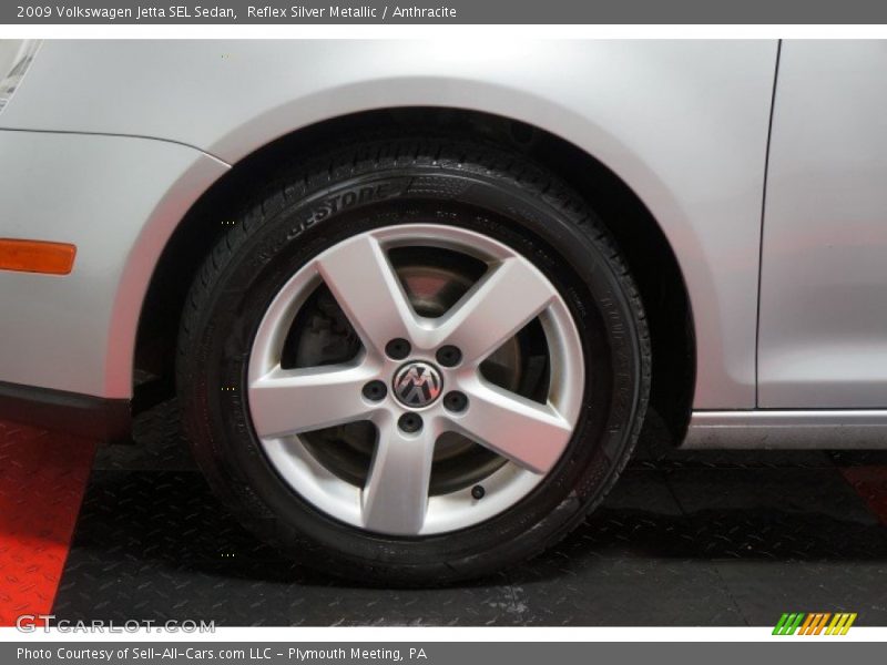 Reflex Silver Metallic / Anthracite 2009 Volkswagen Jetta SEL Sedan