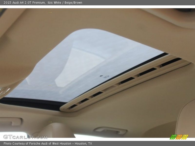 Ibis White / Beige/Brown 2015 Audi A4 2.0T Premium