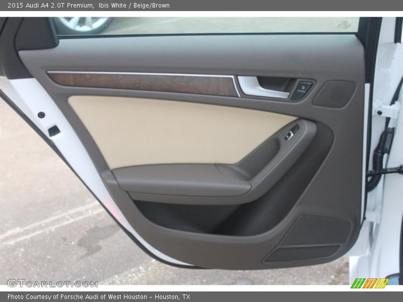 Ibis White / Beige/Brown 2015 Audi A4 2.0T Premium