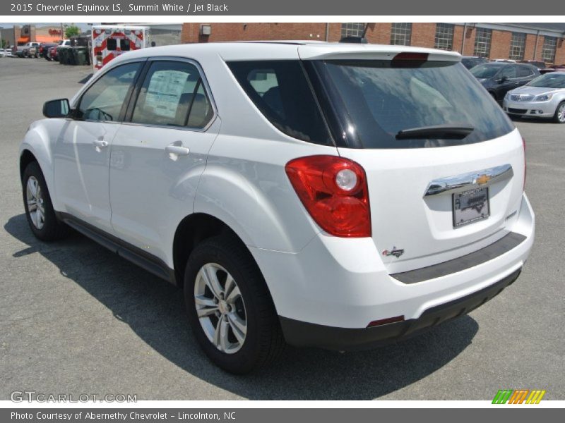 Summit White / Jet Black 2015 Chevrolet Equinox LS