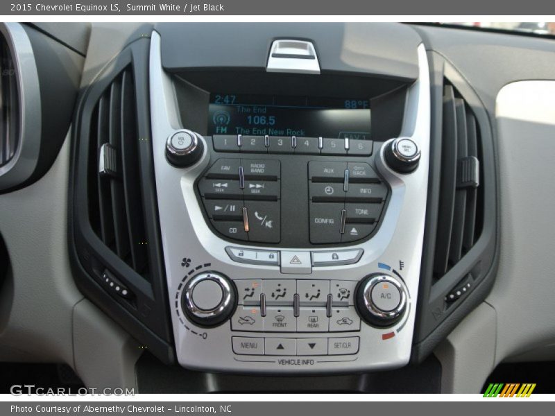 Summit White / Jet Black 2015 Chevrolet Equinox LS