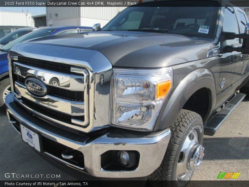 Magnetic / Black 2015 Ford F350 Super Duty Lariat Crew Cab 4x4 DRW