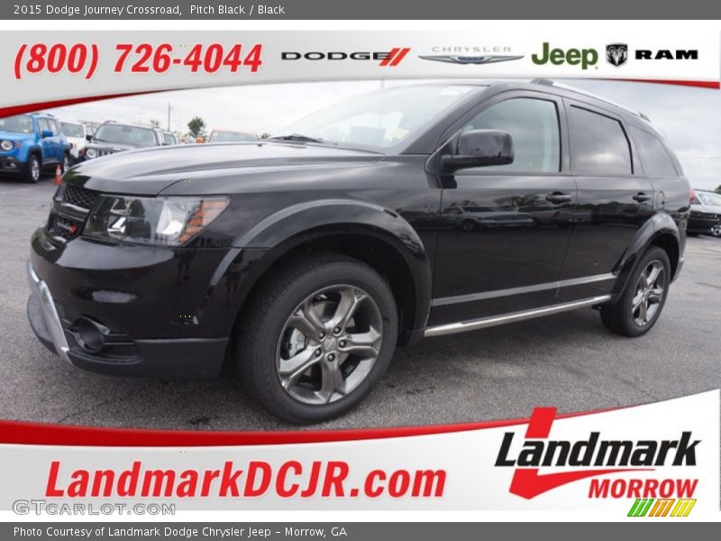 Pitch Black / Black 2015 Dodge Journey Crossroad