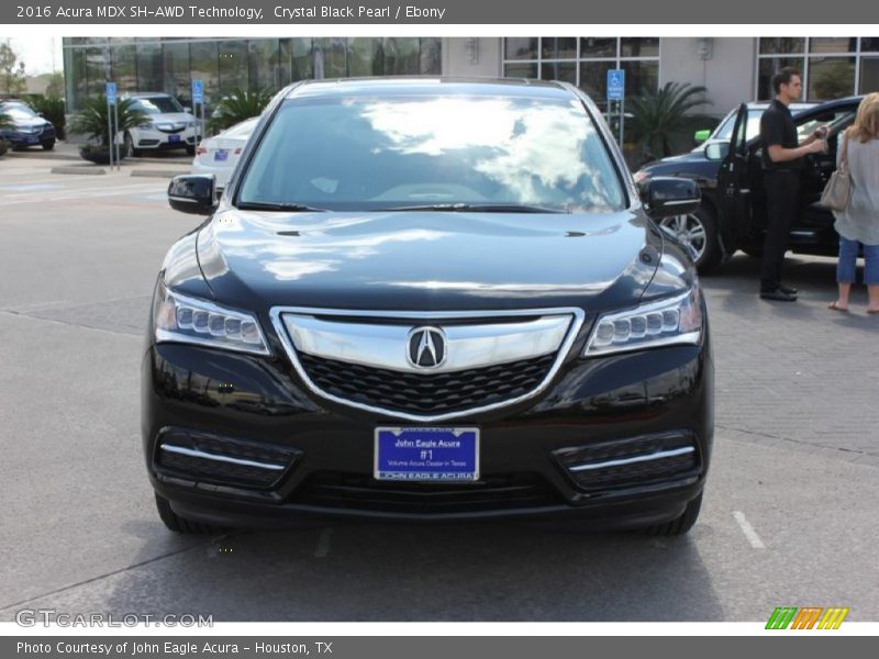 Crystal Black Pearl / Ebony 2016 Acura MDX SH-AWD Technology