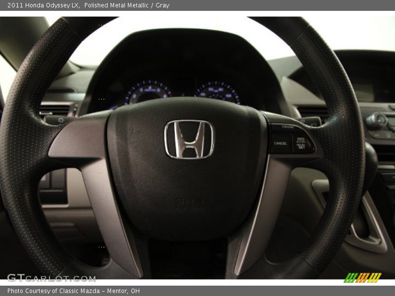 Polished Metal Metallic / Gray 2011 Honda Odyssey LX