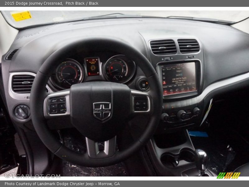 Pitch Black / Black 2015 Dodge Journey Crossroad