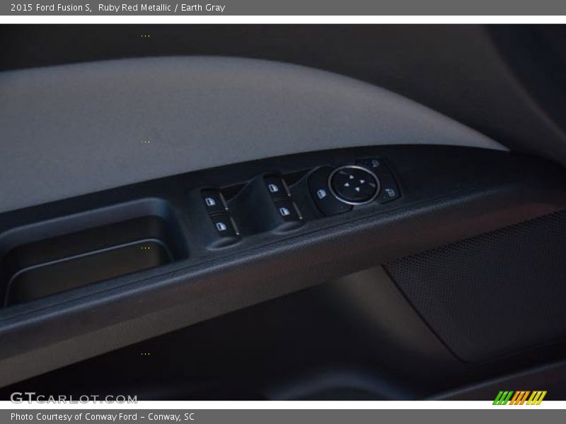 Ruby Red Metallic / Earth Gray 2015 Ford Fusion S