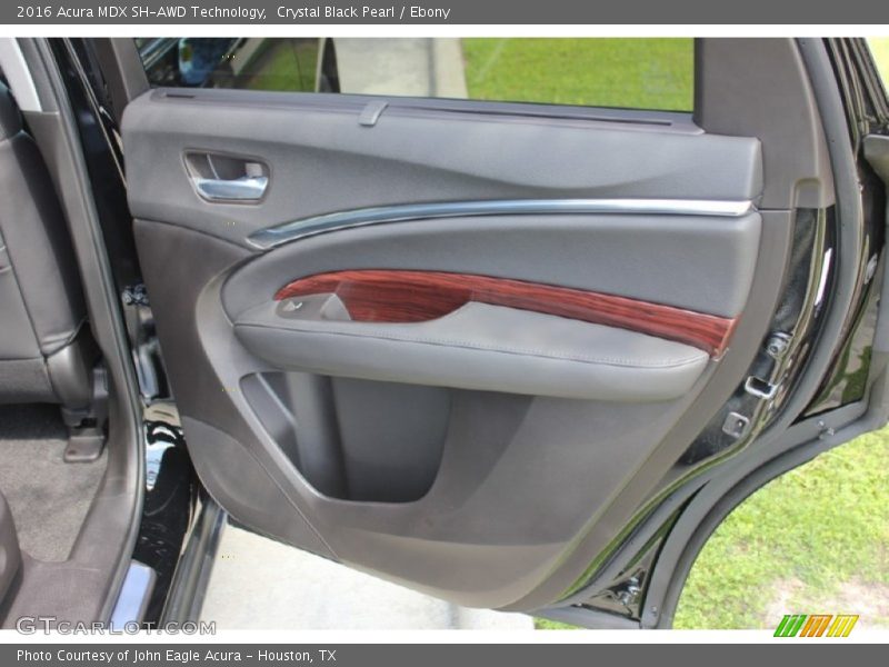 Crystal Black Pearl / Ebony 2016 Acura MDX SH-AWD Technology