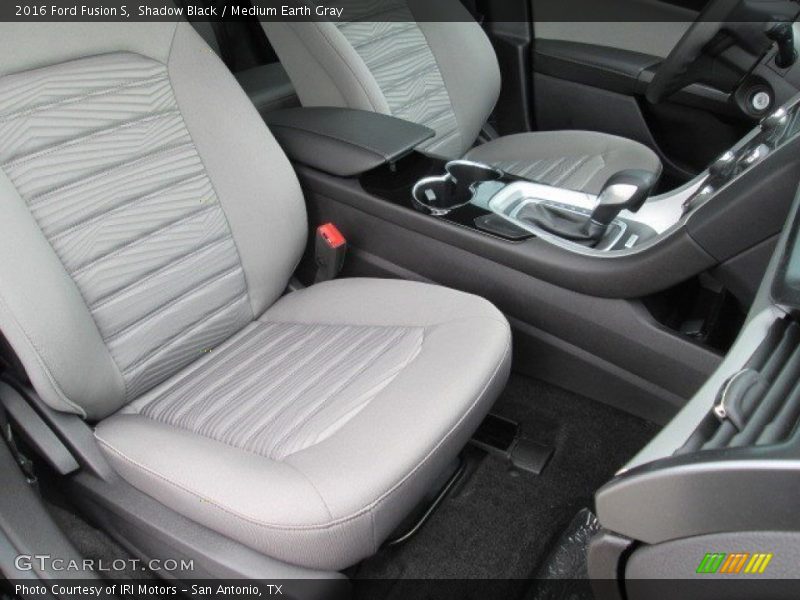 Shadow Black / Medium Earth Gray 2016 Ford Fusion S