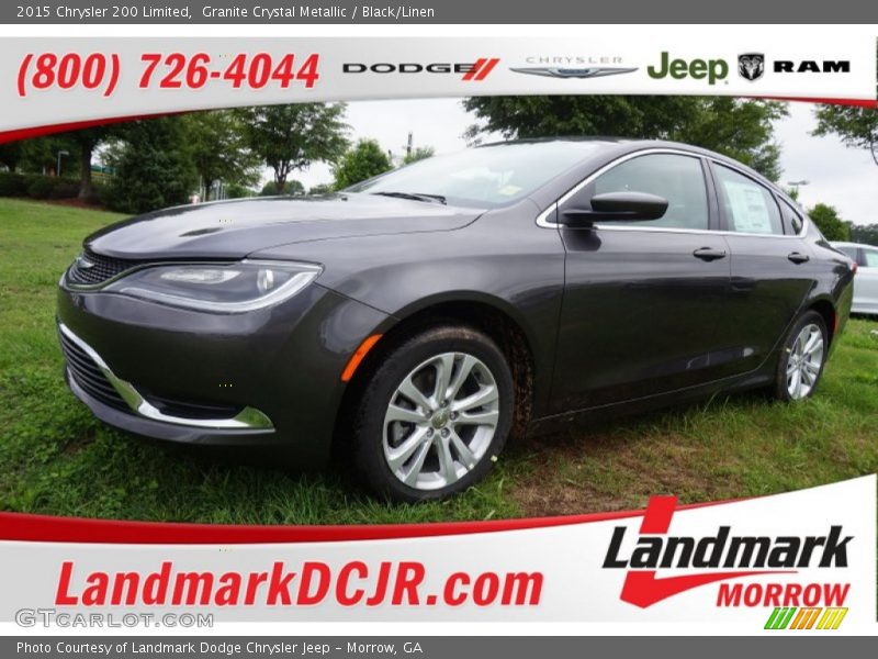 Granite Crystal Metallic / Black/Linen 2015 Chrysler 200 Limited