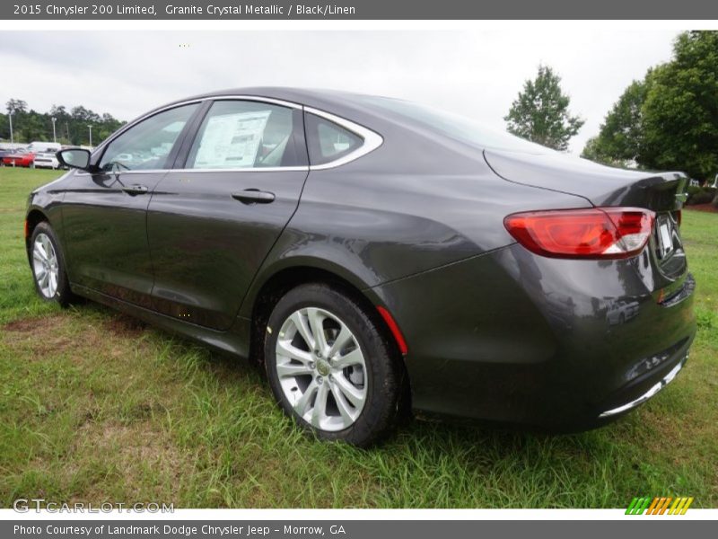 Granite Crystal Metallic / Black/Linen 2015 Chrysler 200 Limited