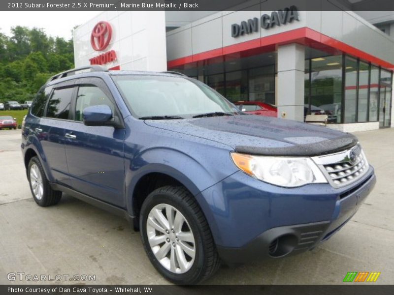 Marine Blue Metallic / Black 2012 Subaru Forester 2.5 X Premium