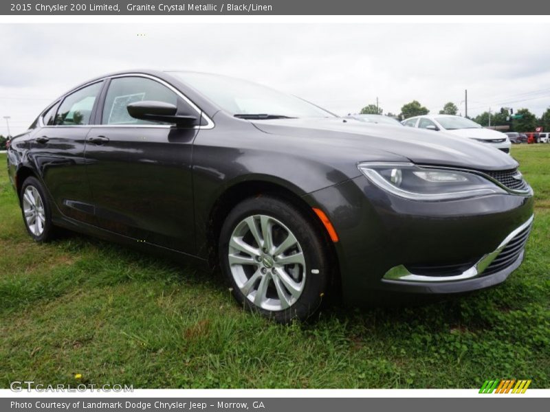 Granite Crystal Metallic / Black/Linen 2015 Chrysler 200 Limited
