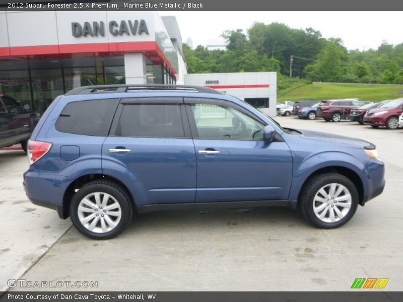 Marine Blue Metallic / Black 2012 Subaru Forester 2.5 X Premium