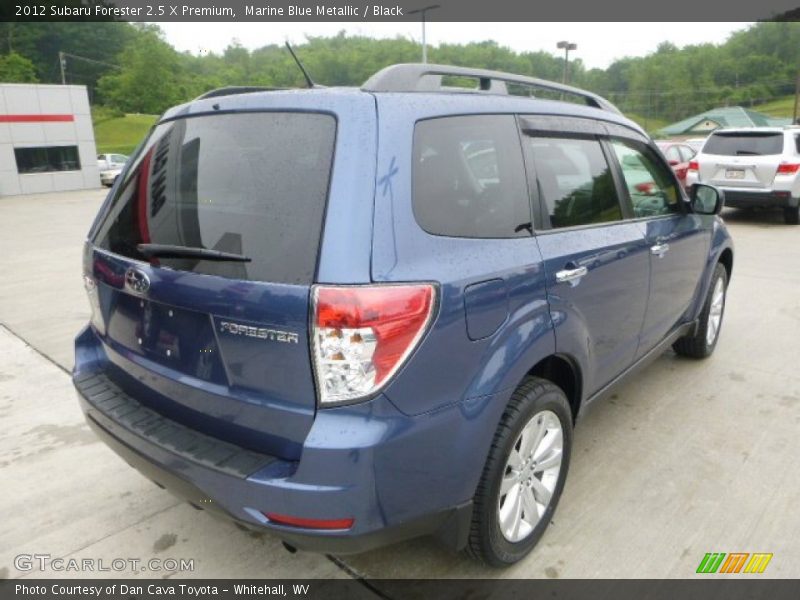 Marine Blue Metallic / Black 2012 Subaru Forester 2.5 X Premium