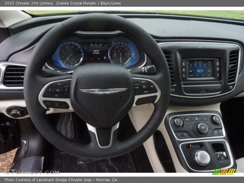 Granite Crystal Metallic / Black/Linen 2015 Chrysler 200 Limited