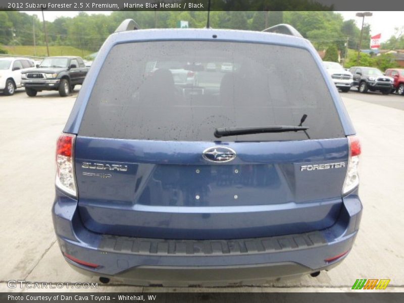 Marine Blue Metallic / Black 2012 Subaru Forester 2.5 X Premium